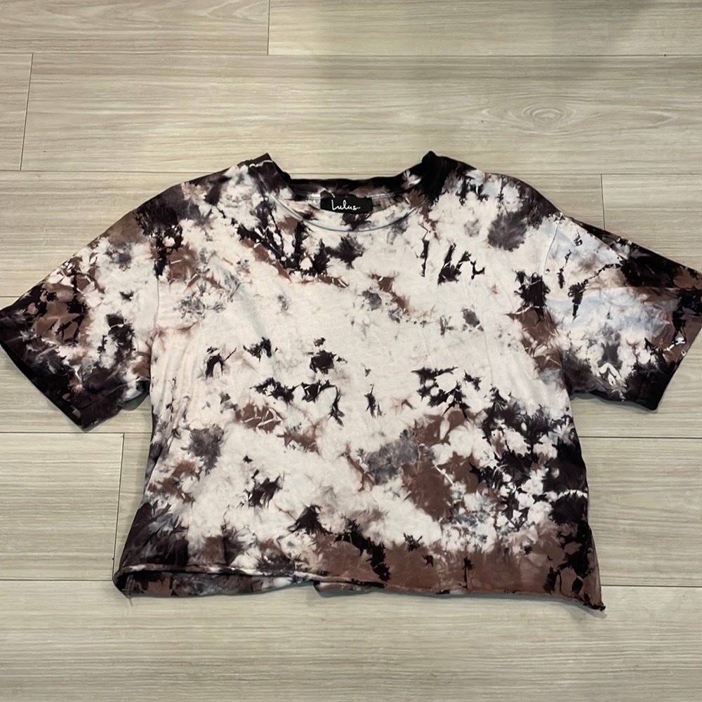 Cropped Tie-Dye Shirt • MEDIUM